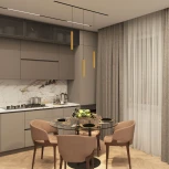 Трековый светильник Denkirs Smart Spot DK8008-BG (LED, 220V, управление смартфоном, голосовое управление, умный дом - Алиса)