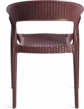 Обеденный стул Tetchair TINTO (Пластик/Коричневый)