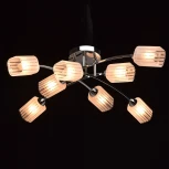 Потолочная люстра DeMarkt Олимпия 638011808 (220V, узор в полоску)