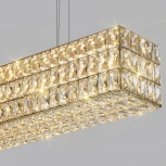 Подвесная люстра Odeon Light Panta 4926/48L золото/металл/хрусталь LED 48W 4000K 2452Лм