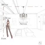 Подвесная люстра Loft It Wonderland 10405/8 (220V, на цепи, подсвечник, свеча)