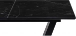 Стол на тумбе Woodville Иматра 140х80х76 черный мрамор / черный кварц 532383