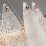 Подвесная люстра Lucrecia FR5217PL-05FG Freya (220V, на тросе, круглые)