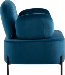 Кресло Stool Group Кэнди с подлокотниками велюр синий УТ000036650