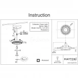 Встраиваемый точечный светильник Maytoni Gyps Classic DL279-1-01-W