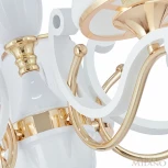 Подвесная люстра Arte Milano Florentia-3987 303987/8 Wh/Gd (220V, на цепи)