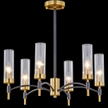 Потолочная люстра на штанге ILLUMICO IL5177-6PLS-29 BRASS TUBO (220V)
