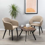 Стул R-Home Oscar Браун/Чёрный