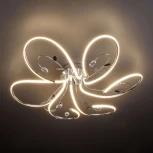 Потолочная люстра Eurosvet Venzel 90082/6 хром 90W (LED, 220V)