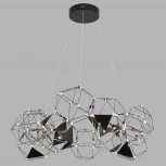 Подвесная люстра Odeon Light Trellis 5087/56L черный хром/металл LED 56W 4000K 3360Лм (220V, на тросе)