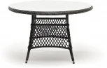 "Эспрессо" плетеный круглый стол, диаметр 118 см, цвет графит 4SIS арт.УТ-00005266