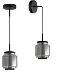 Подвесной светильник Odeon Light Jam 5408/5L черный/дымчатый/металл/стекло/акрил LED 5W 3000K 304Лм (220V, на проводе, круглые)