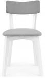 Деревянный стул Woodville Гилмар серый велюр / белый 515982