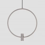 Подвесной светильник светодиодный Eurosvet Layla 50257/1 LED никель (220V, на проводе, кольцо)