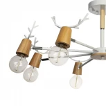 Потолочная люстра на штанге Loft IT Sven 10024/8 White (220V, рога)