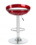 Стул барный DISCO (бордовый металлик)