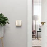 Рамка на 1 пост Baguette (айвори/латунь) Werkel W0012851 (a060233)