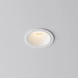 Встраиваемый светильник Maytoni Alfa LED DL043-01-10W3K-RD-W-1 (220V, круглые)