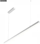 Подвесной линейный светильник светодиодный диммируемый Novotech Sotto 359441 белый LED 48W 220V (Умный дом, Алиса, голосое управление) (регулировка яркости, на тросе)