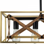 Люстра потолочная на штанге Storia V000066 (10002/5R Black)