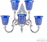 Бра Bohemia Verona 7203B15/3+2/210 NW P2 U Clear-Blue/H-1J