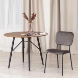 Стул CAROL (mod. UC06) Tetchair (Темно-серый,Черный).