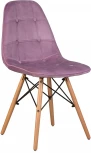 Стул обеденный BENNET (ножки светлый бук, пудрово-сиреневый велюр (HLR-27))