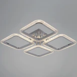 Потолочная люстра на штанге светодиодная с пультом  и ночным режимом Reluce 09838-0.3-04 CR (Умный дом) (220V)