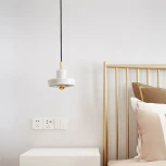 Подвесной светильник Stone Pendant White ImperiumLoft Marble01 (101775-26) (220V, на проводе, круглые)