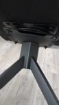 Стул MEADOW 360 град. поворот. Серый Lake-450, ткань / черный каркас / Товарный знак DISAUR