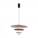 Подвесной светильник светодиодный Lumion Felta 8296/11AL черный/бежевый/бурый, металл/фетр/акрил LED 11W 3000K 220V (на проводе, круглые)