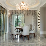 Потолочная люстра хрустальная на штанге Arte Milano Sorrento-3209 373209/6/80/480 GD (220V)