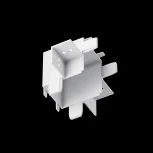 Коннектор угловой внутренний Radity встраиваемый белый (магнитный) Maytoni Technical TRA084CT-12W