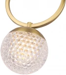 Светильник подвесной Crystal Lux Carolina SP1 V1 BRASS (220V, на проводе, шар)