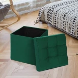 Пуфик Dreambag складной Зеленый Велюр 13560