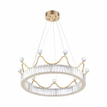 Подвесной светильник Arte Milano Venezia 310322/D600 GD (регулировка яркости, LED, 220V, хрусталь, пульт управления, на тросе, круглые)