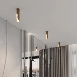 Светильник потолочный светодиодный Elektrostandard Apex 25113/LED 7W 3000K латунь (220V, круглые)