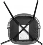 Стул Leo тёмно-серый с жаккардом Bradex Home RF 0265