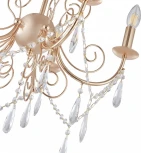 Подвесная люстра Arte Milano AM345620 345620/5 FGD (220V, подвески, на цепи, подсвечник, свеча)