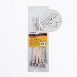 Хомут стальной 7,9х200мм серый 25 шт. Stekker 32800