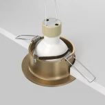 Встраиваемый светильник Slim GU10 1x50Вт Maytoni Technical DL027-2-01-MG (220V, круглые)