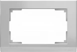 Рамка для двойной розетки (серебряный) W0081806 (a050909)