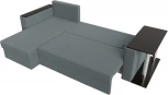 Диван угловой Атланта Лайт левый угол (Серый/Рогожка) Лига Диванов арт.121164L
