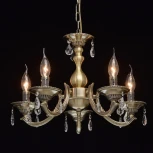 Подвесная люстра MW-Light Аврора 371011605 (220V, на цепи, подсвечник, свеча)