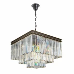 Подвесная люстра ярусная каскадная Citilux Мартин CL332231 (220V, хрусталь, на цепи)
