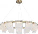 Подвесной сетильник ST Luce Voile SL6021.203.66 золотистый/прозрачный LED 1*66W 4000K (220V, на тросе, круглые)