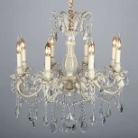 Подвесная люстра Omnilux Taranto OML-74403-08 (220V, на цепи, подсвечник, свеча)