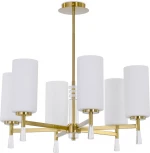 Потолочная люстра на штанге Freya Chic FR2031PL-06BS (220V, круглые)