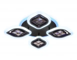 Потолочная люстра Ambrella Acrylica Ice FA281 (регулировка яркости, LED, 220V, пульт управления, управление смартфоном, умный дом - PC.Lamper, цветы)