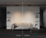 Трековый светильник трехфазный 10W 220V Maytoni Basis TR196-3-10W4K-B